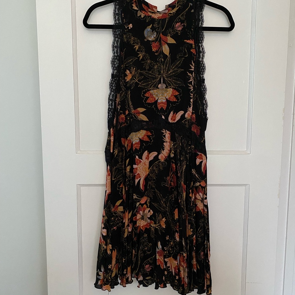 Free People Floral Tunic Top